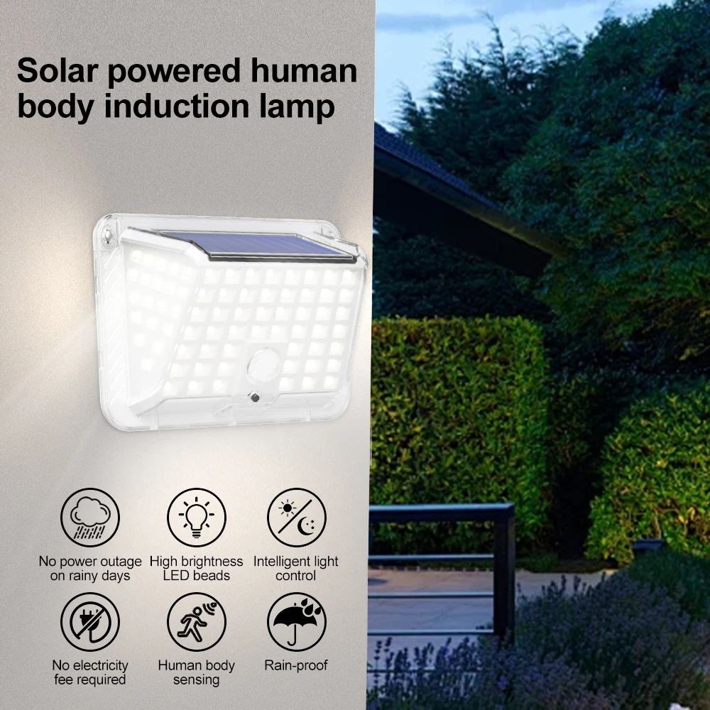 

Solar Wall Lamp Outdoor 1/2/4/6 Pack Waterproof Solar Powered Light Down Illuminate Home Garden Yard Decoration Outside Sunlight