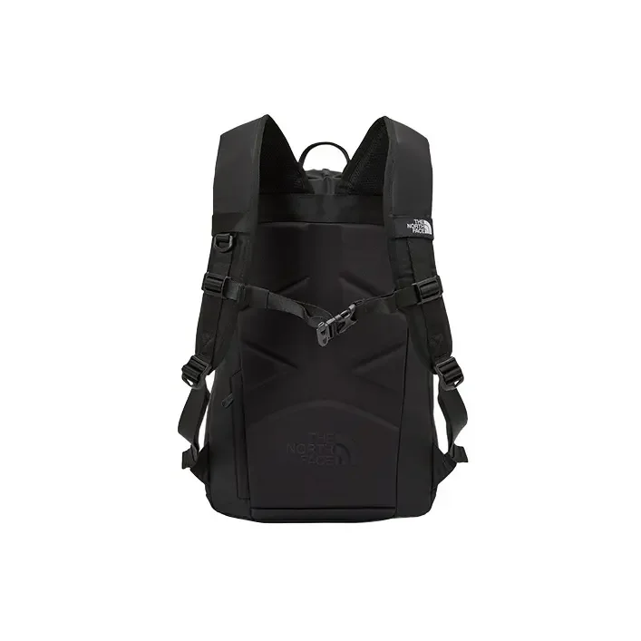 THE NORTH FACE 30L Black Unisex Logo Zippered Outdoor Backpack Polyester NM2DP00J