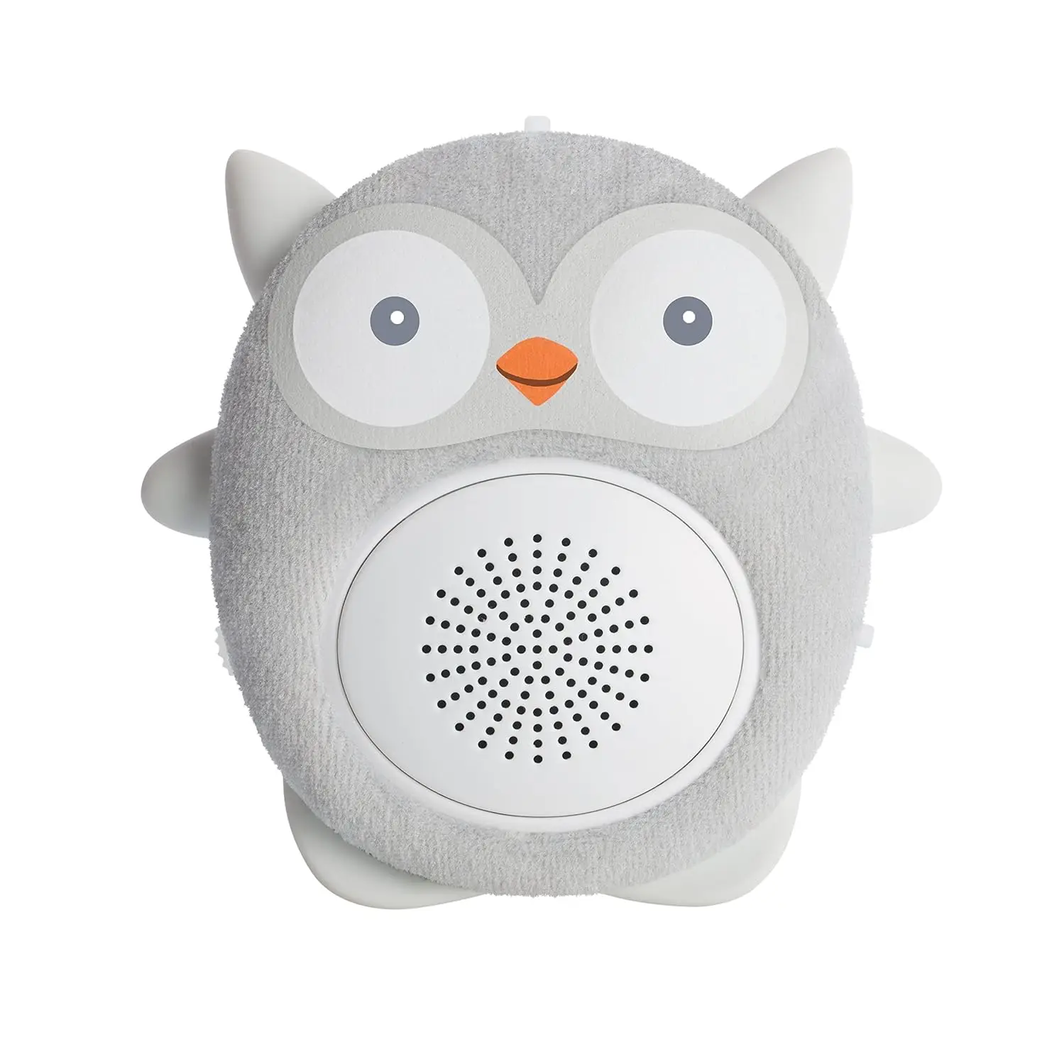 Portable Baby Sleep Soother with Bluetooth, Rechargeable Sound Machine for Cribs and Travel, Grey Owl Design