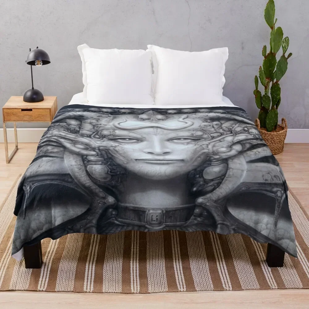 

H.R. Giger - Li Throw Blanket Thermal christmas decoration Blankets