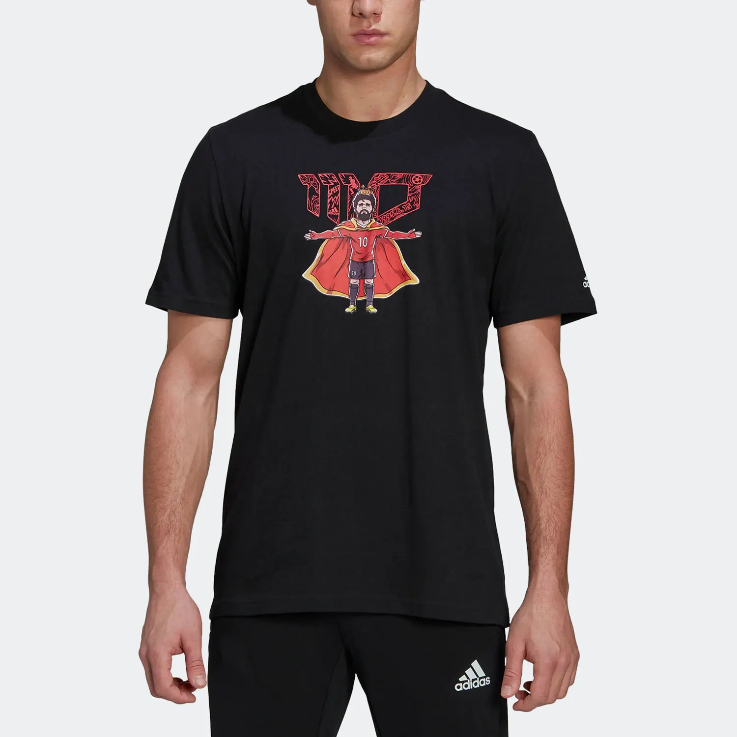 

Официальный оригинальный продукт Adidas, сезонная новая мужская спортивная футболка с круглым вырезом и короткими рукавами HA0909