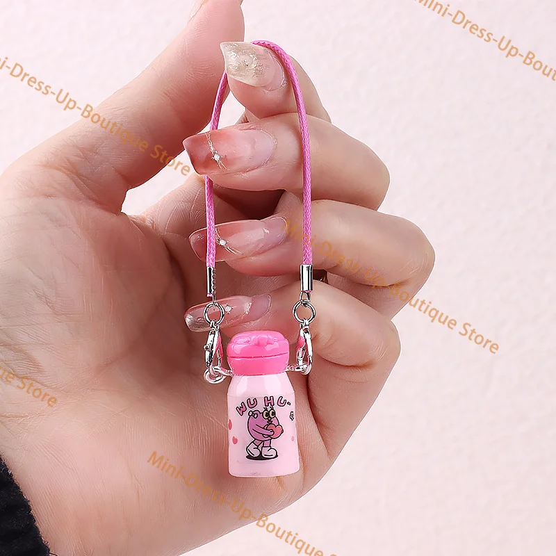 1+1 세트 두 번째 아이템에 10% 할인 15-17cm 인형 액세서리 미니 보온병 펜던트 장식 및 음료 시리즈에 적합