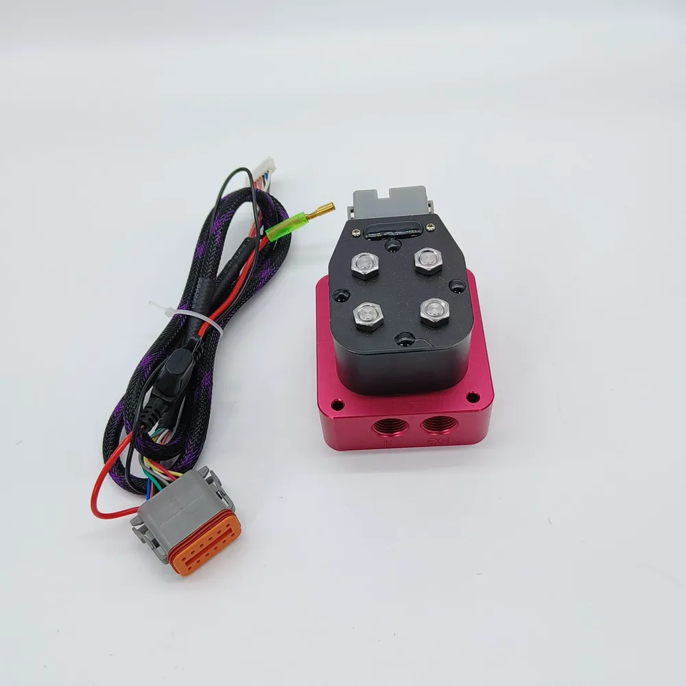 

Ningbo Accuair 3/8\" 1/4\" NPT Pneumatic Air Ride Suspension Pe ormance Single 2 Corners 4-Way Valve Block Assembly (AA-VU2