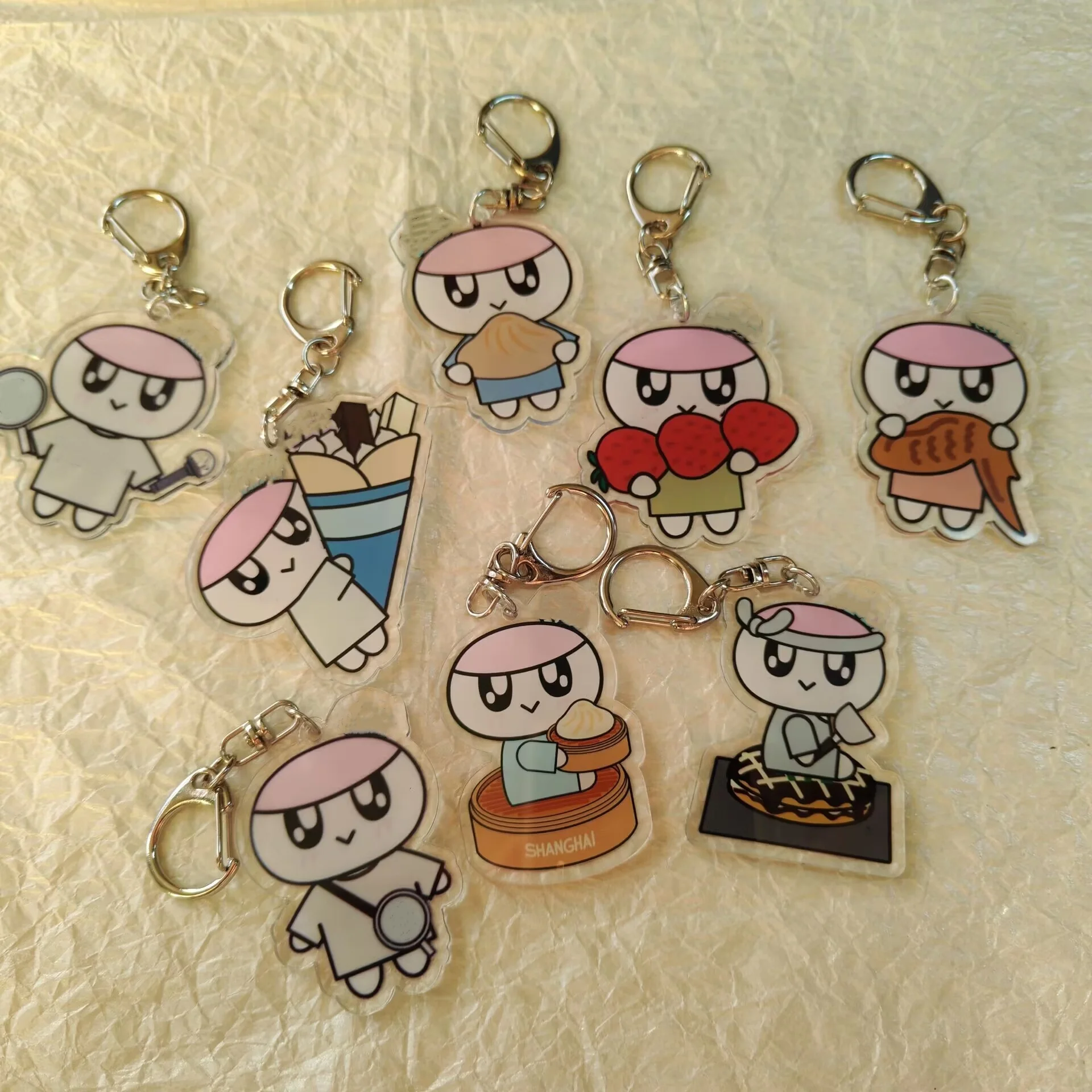 KPOP Idols WONWOO WOOZI Cartoon Cute Acrylic Keychain High Quality Double Sides Printing Keyrings MINGYU WOOZI JOSHUA Fans Gifts