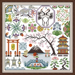 Joy Sunday Pre-printed Cross Stitch Kit Easy Pattern Aida Stamped Fabric Embroidery Set-Bird on A Horse Lamp 2