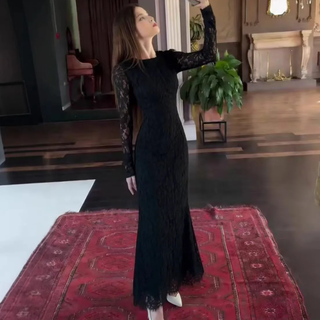 

Dress Women Eid Abaya Party Dresses Lace Vestidos Jalabiya Ramadan Dubai Muslim Abayas Kaftan Islam Arab Long Robe Morocco 2026