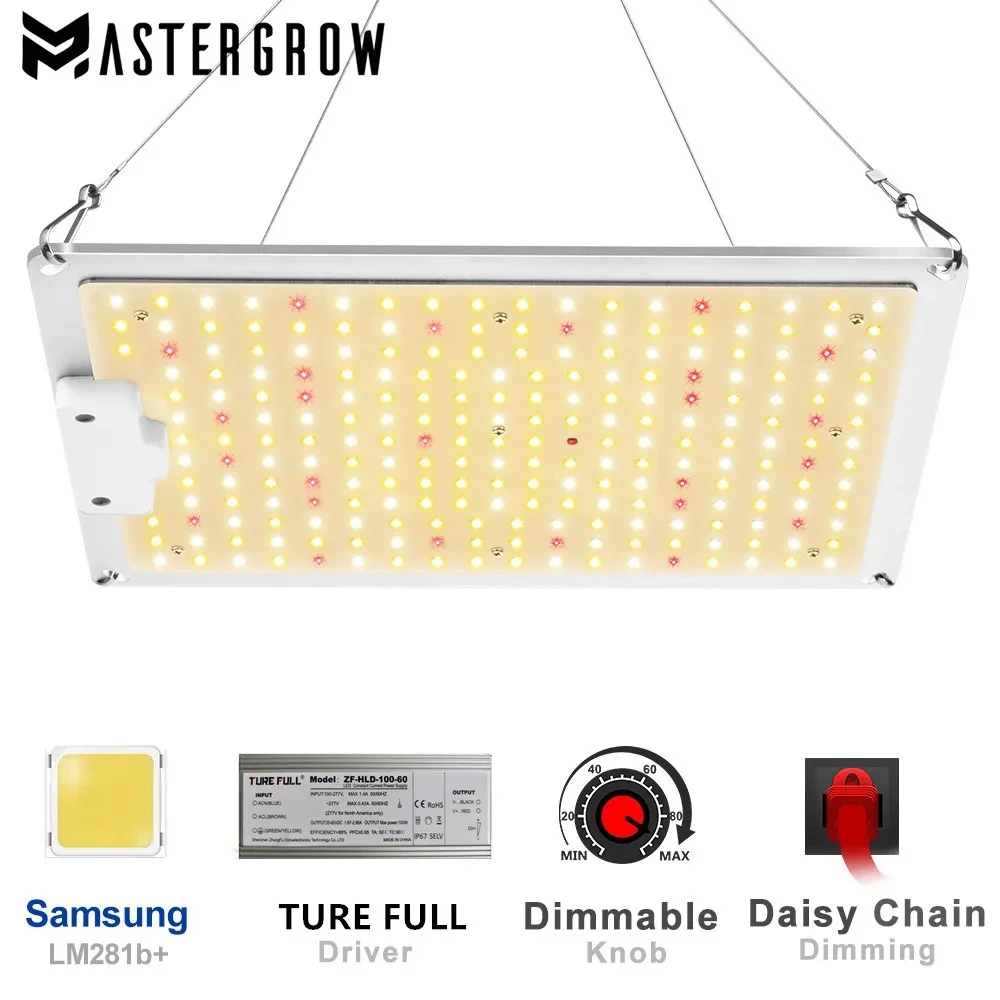 Full Spectrum QBC 1000W 281B Dimmable Quantum LED Plant Grow Lights With 3000K 5000K IR For Indoor Plant Greenhouse Grow Tent