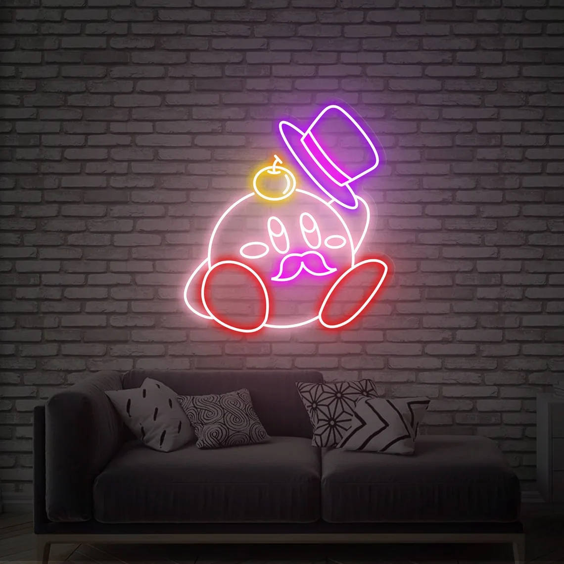 

Japanese Neon Sign Anime Cowboy Neon Sign Cartoon Home Decor Gaming Room Decor Gift For Teen Christmas Gift