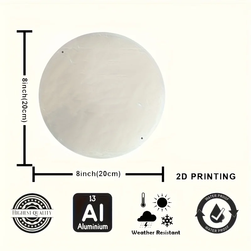 Vintage Hockey Night in Canada Metal Wall Decor - 8x8 Inch Retro Round Aluminum Sign with CBC Logo & Maple Leaf, No Electricity