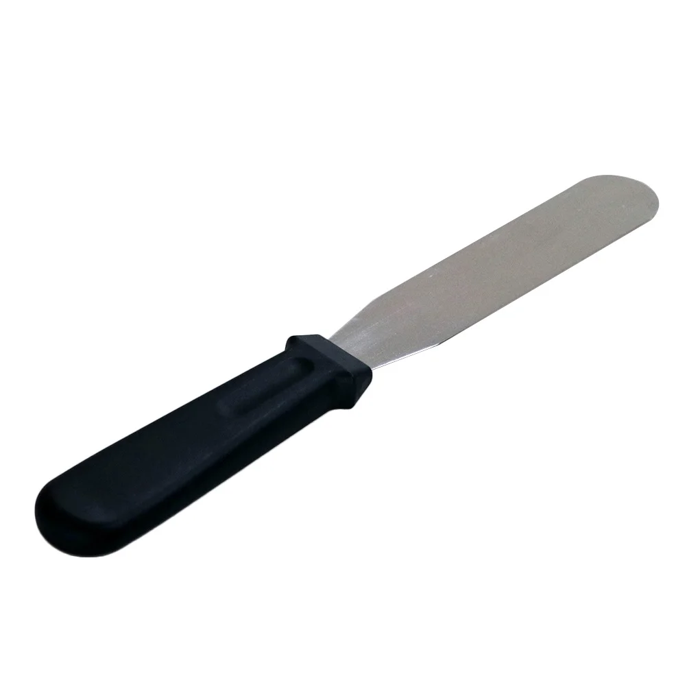 

Stainless Steel Straight Edge Knife 7.9 Inch Cream Spatula For Cake Decoration Butter Jam Pizza Scraper Icing Smoother