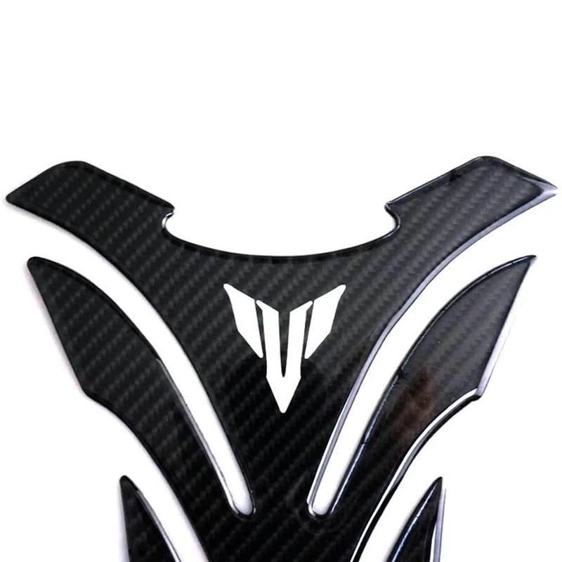 Carbon Fiber Motorcycle Tank Pad Gas Oil Fuel Tank Pad Decal Tank Protector Motorcycle Stickers For Yamaha All Models