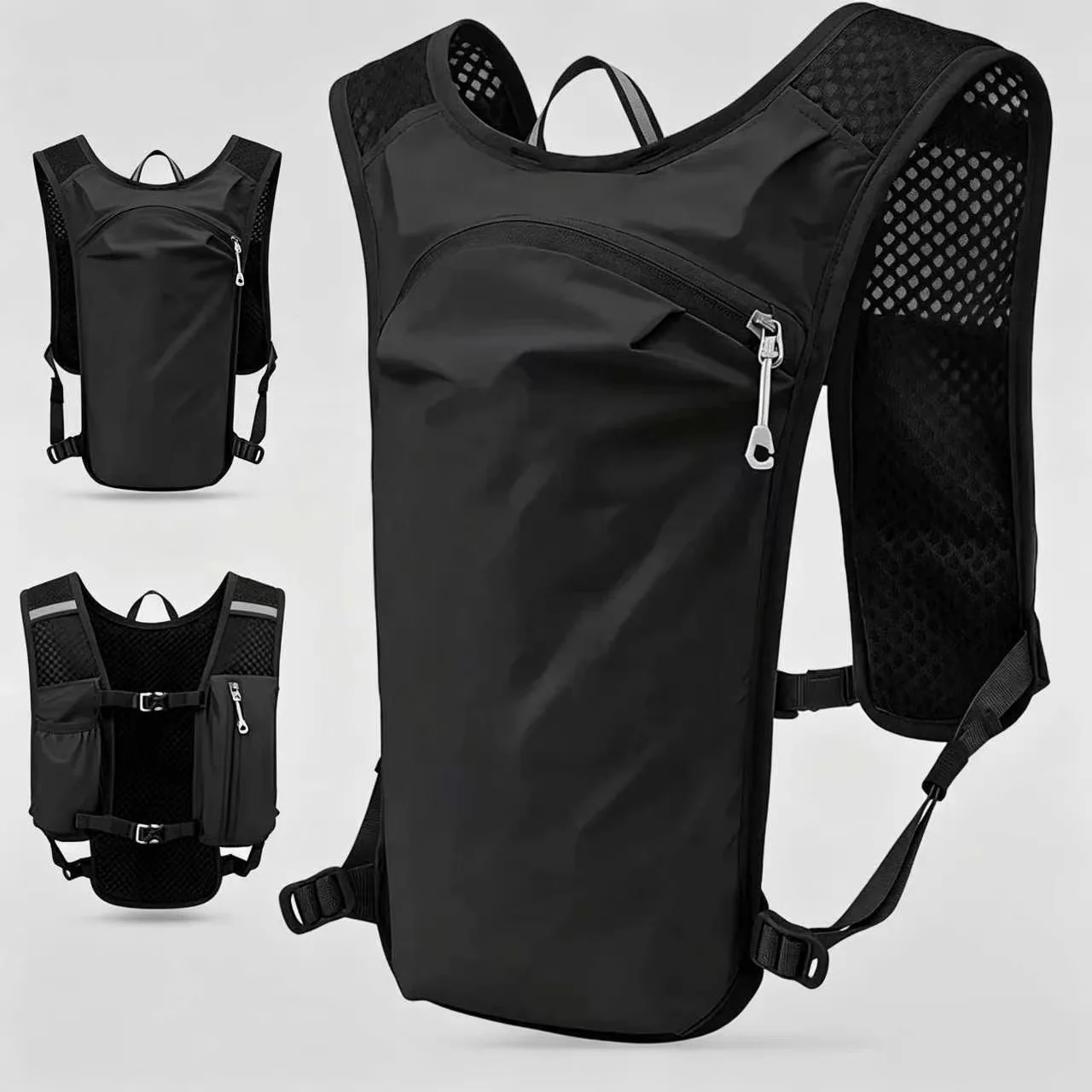 

Adjustable Running Hydration Chest Vest Portable Water Storage Backpack for Outdoor Trail Hiking Cycling