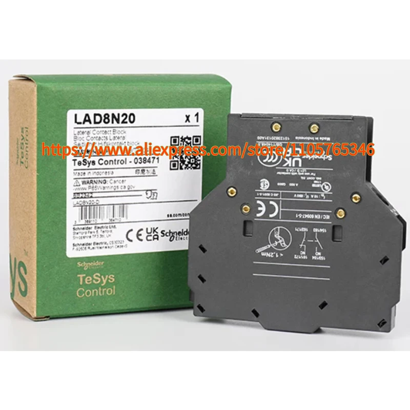 1pcs 100% Original Schneider LAD8N11 LAD8N20 Auxiliary Contact Module