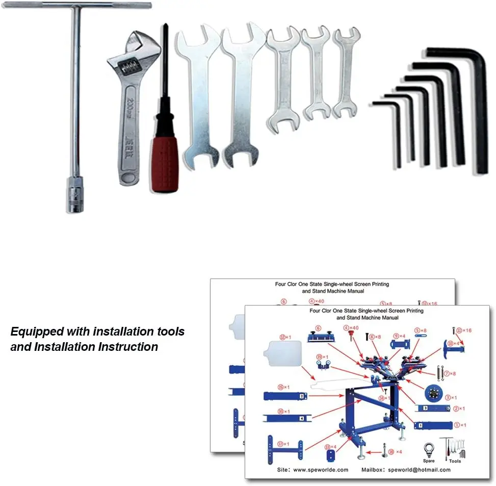 طابعة شاشة من نوع الطاولة 4 ألوان 2 محطة مايكرو تسجيل آلة طباعة الشاشة الحريرية طابعة تي شيرت الصحافة #6
