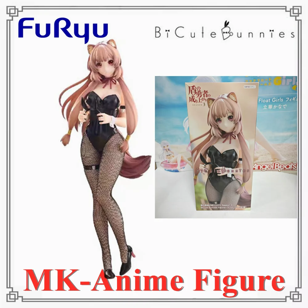 

Original Furyu BiCute Bunnies The Rising Of The Shield Hero Season 3 Raphtaria Bunny Girl Ver. 30CM Anime Figure Action PVC