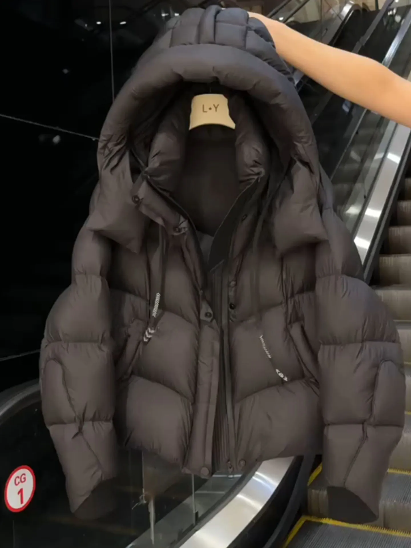 

Уникальное женское пуховое пальто ort Bla, корейское пальто с хлебом, верхняя одежда, зима 202, новинка маленького размера, теплое полиэфирное волокно