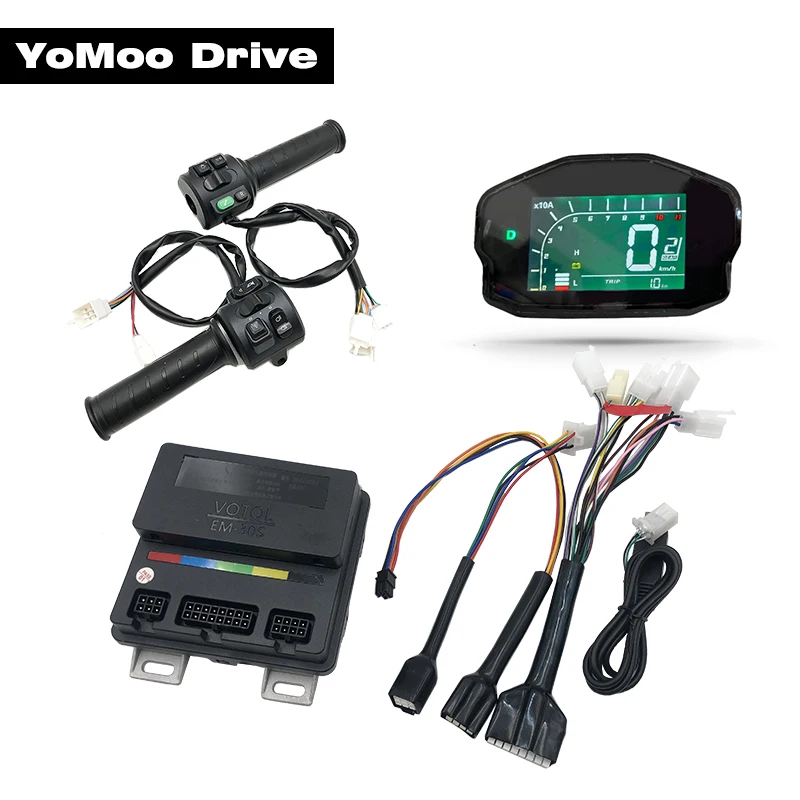 

Контроллер VOTOL EM30S 35A 500W-1000W Smart BLDC Синусоидальный контроллер с дисплеем DKD, дроссельная заслонка T08 для двигателя-концентратора среднего привода QS