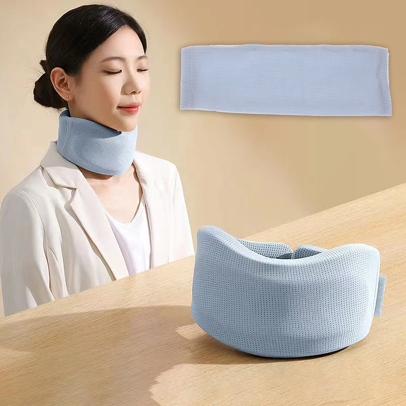 Neck Support Cervical Brace Cervicorrect Adjustable Foam Cervical Collar For Relieve Cervical Pain Airplane Travel Nap HealthHot