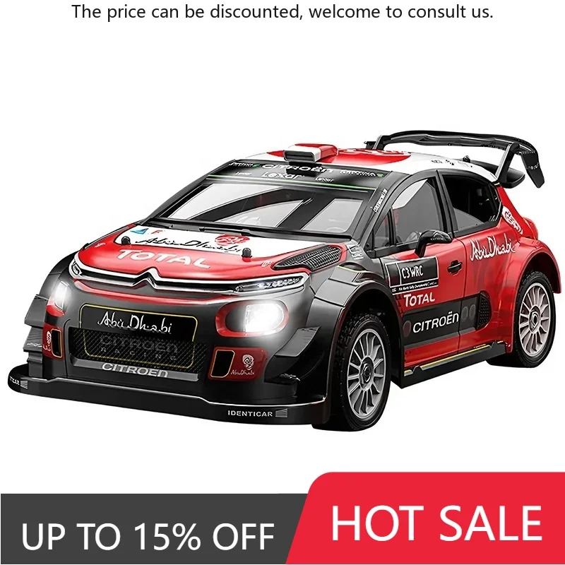 

MJX Hyper Go 7303 1/7 Scale 4WD RC Rally Car 60KM/H Brushless WRC Citroen C3 Remote Control Drift Car 1:7 Big 2.4Ghz 4X4 RTR