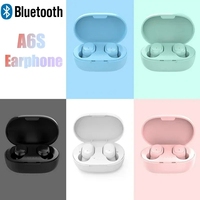 Original A6S TWS Headset Wireless Earphones Bluetooth Headphones Sport Stereo Fone Bluetooth Earbuds for Xiaomi Huawei iPhone