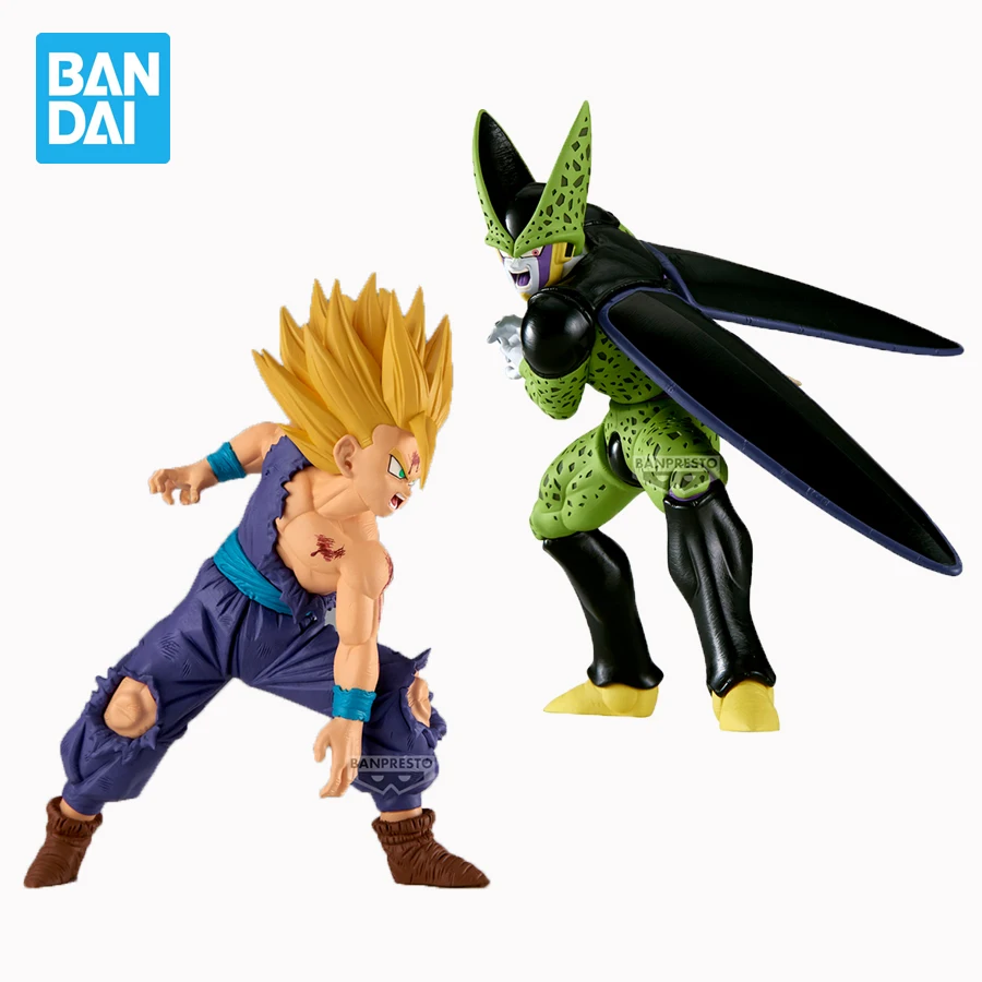 Banpresto Dragon Ball Z Figure Match Makers Gohan Cell Action Figures DBZ Anime Figurines Collectible Model Toys Figurals