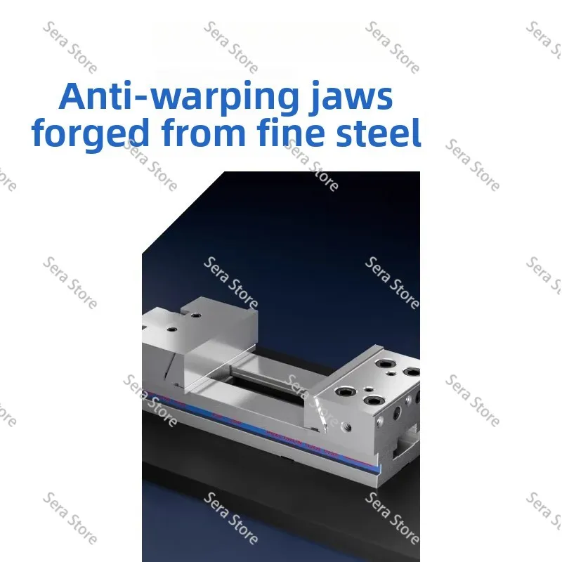 6/8 Inch Precision Vise Fixture Specialized for CNC Machining Center & Milling Machine