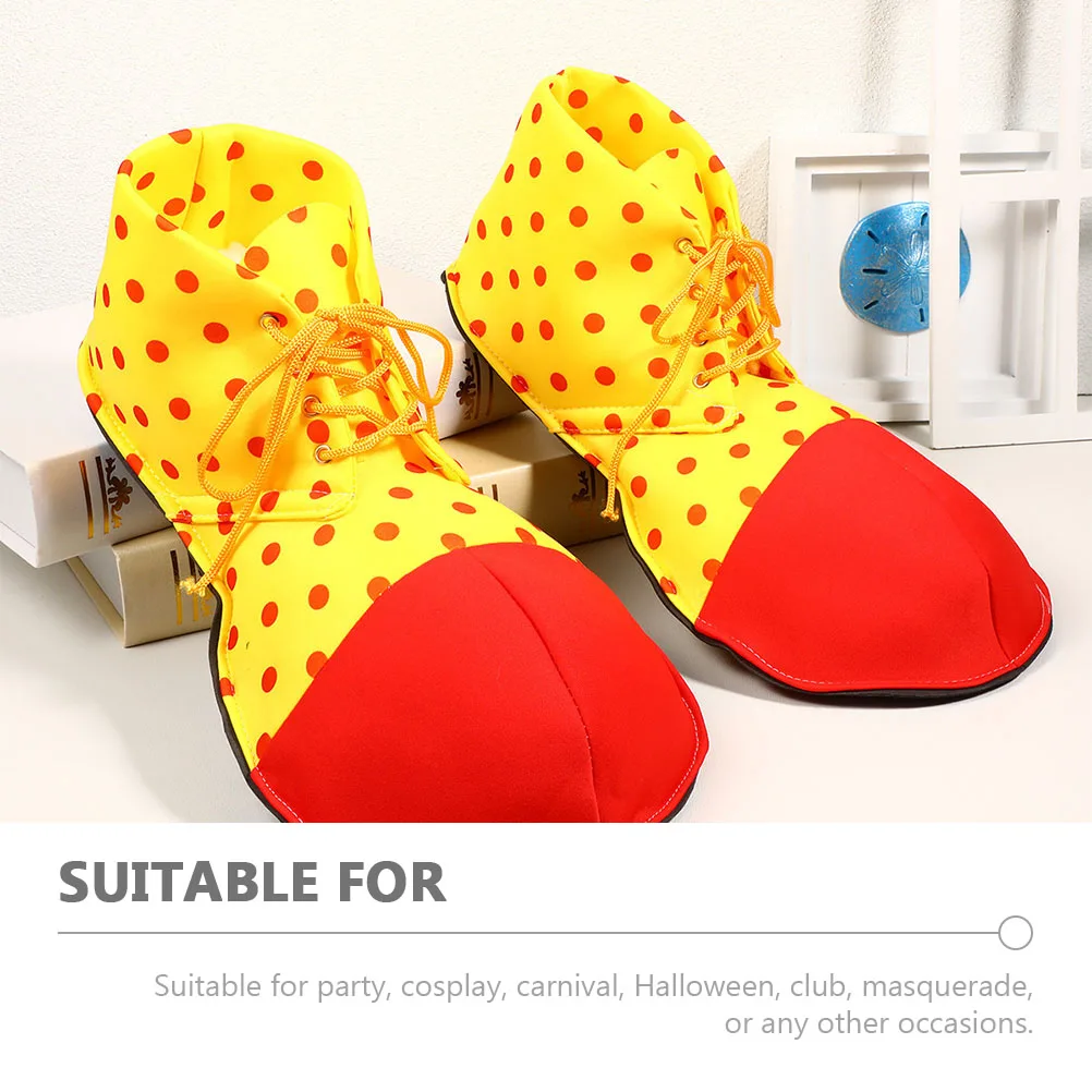 

Clown Dress Up Halloween Cosplay Costume Accessories Lightweight Comfortable Carnival Masquerade Performance Props Clown