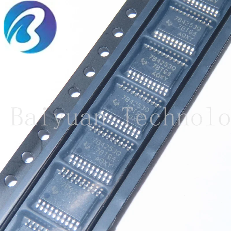 TPS7B4253QPWPRQ1,10PCS,Linear Voltage Regulator IC Positive Adjustable 1 Output 300mA 20-HTSSOP