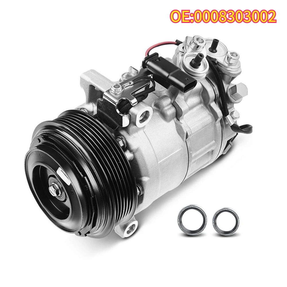 

High quality New For 0008303002 AC COMPRESSOR voor MERCEDES Benz C300 2.0L 2015 2016 2017 2018 A0008303002 4471401981