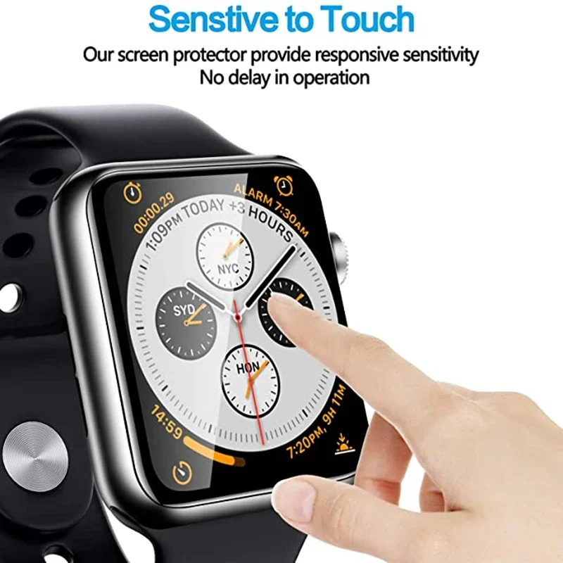 3D Waterproof Full Screen Protector For Apple Watch Ultra 8 7 6 SE 5 49mm 45mm 41mm 40mm 44mm Not glass For iwatch 8 Ultra 49mm