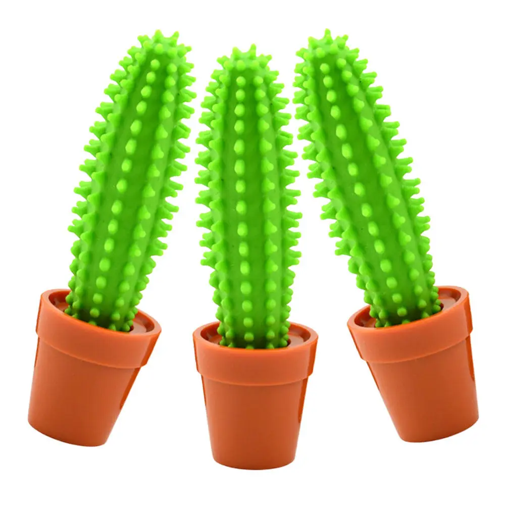 

3Pcs Simulated Cactus Pens Creative Cactus Ballpoint Pen Smooth Writing Experience for Students Office Workers Coloring Books