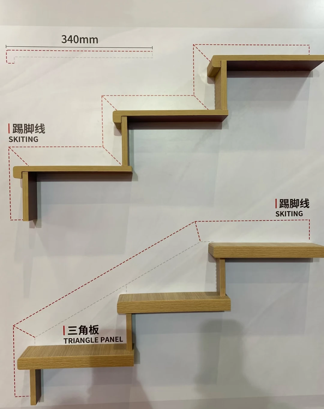 맞춤형 고품질 모던 디자인 실내 직선형 철제 계단 난간 탄소강 디딤판 맞춤형 티크 원목