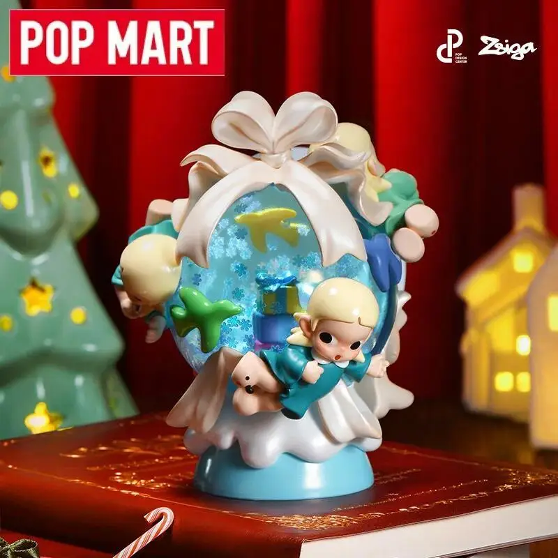 البوب مارت Zsiga الشتاء من الهدايا سلسلة صندوق أعمى أنيمي عمل الشكل مفاجأة صندوق غامض نموذج سطح المكتب الديكور ديكور المنزل