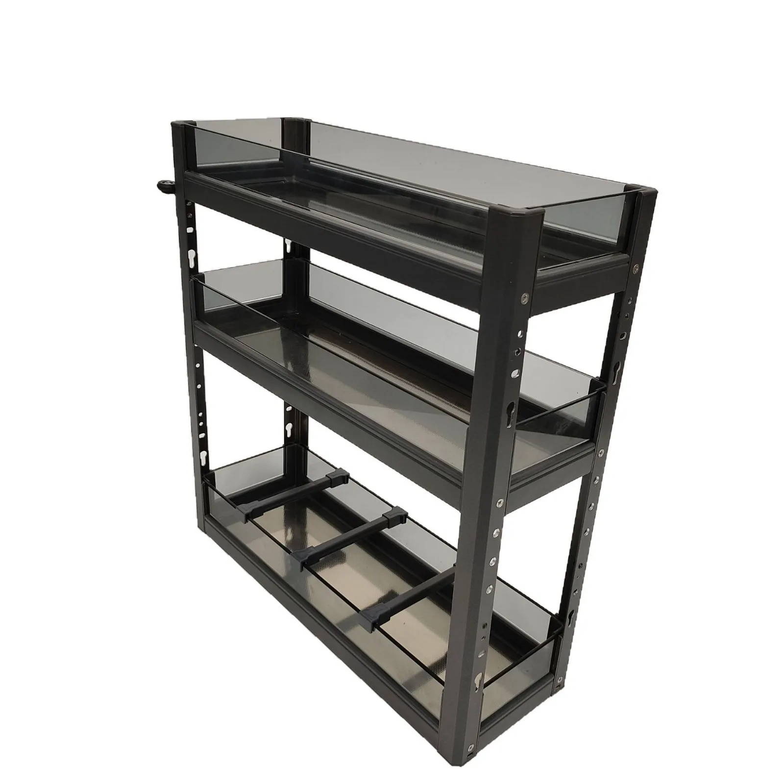 

Direct Wholesale Kitchen Cabinet Soft Closing MDF Base Side Pull Out Basket