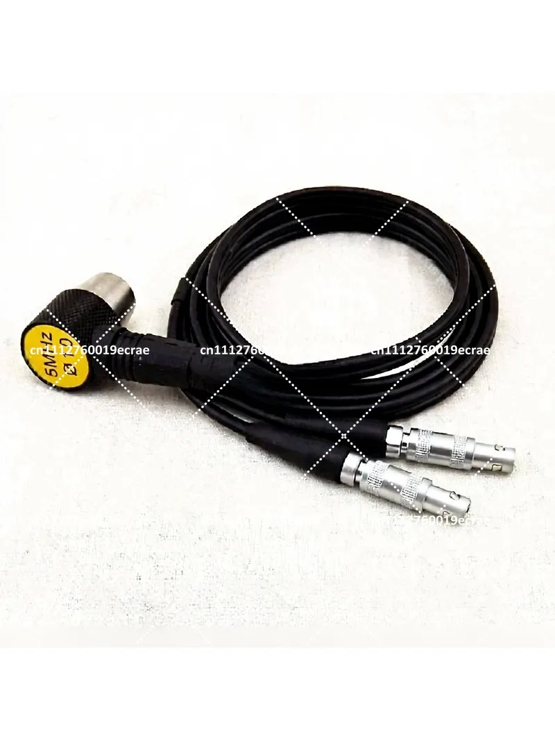 Ultrasonic Thickness Gauge Probe 5MHZ φ10 5P10 High Temperature Transducer for Metal Pipe Wall Measurement