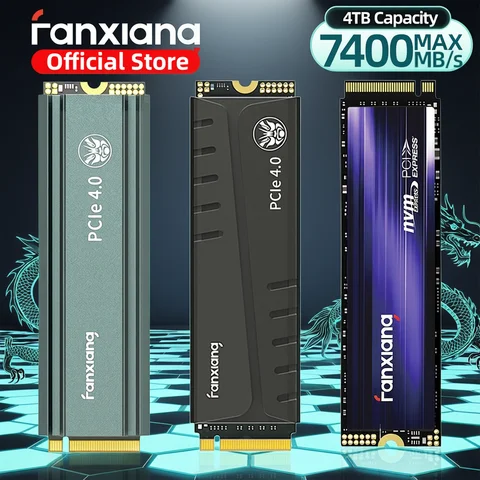 Fanxiang S880/S880E SSD NVMe M2 PCIe4.0x4 1TB 2TB 4TB Internal Solid State Drive For PlayStation5/PS5 Desktop SSD Hard Disk