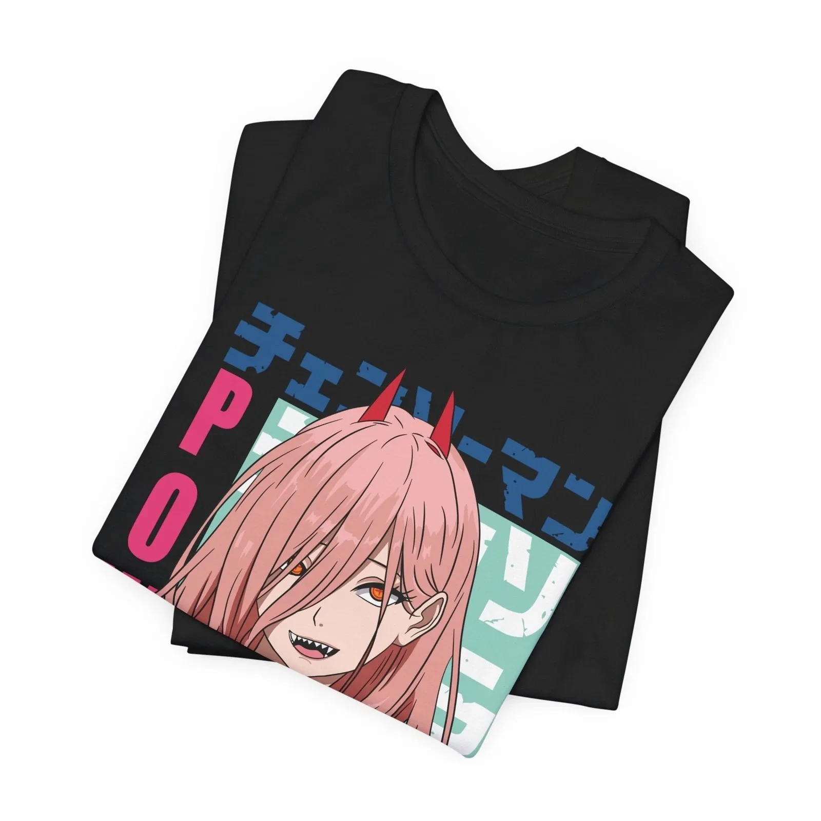 Power Chainsaw Man Anime Waifu Blood Fiend Graphic T-Shirt Cotton Men Women Streetwear Tee