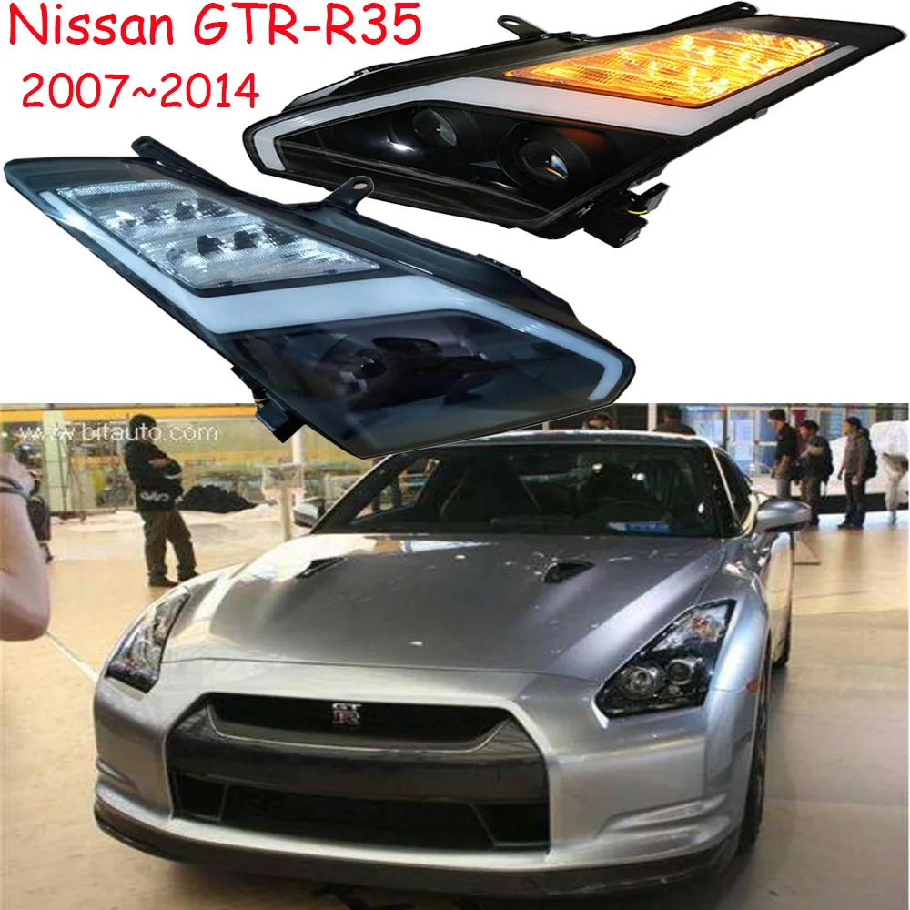 

Car Styling Head Lamp For Nissan GTR Headlight 2007~2014y Taillamp For GTR Taillight Tail Light LED GT-R R35 TailLamp Rear Light