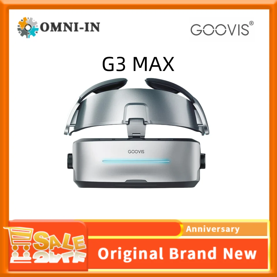 

GOOVIS G3 Max head-mounted 3D giant screen display, head-mounted cinema 5K ultra-high-definition movie video smart glasses