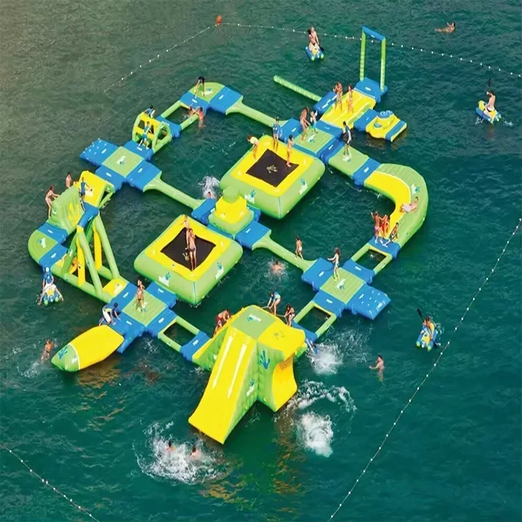 Commercial Sea Sports Games Inflatable Water Park Water Theme Park Equipment Island Water Park