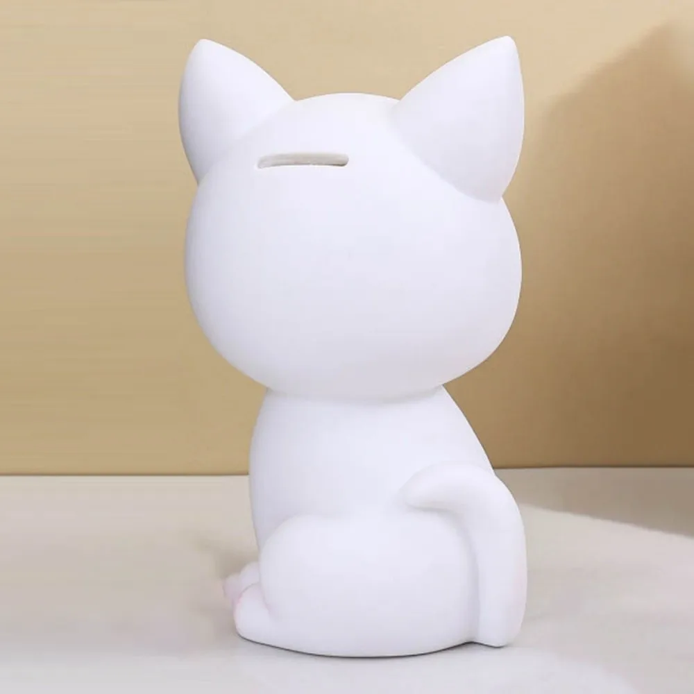 Tirelire Anti-chute pour chat noir, réservoir d'épargne, grande capacité, tirelire pour chat de dessin animé, modèle décoratif, modèle de chat