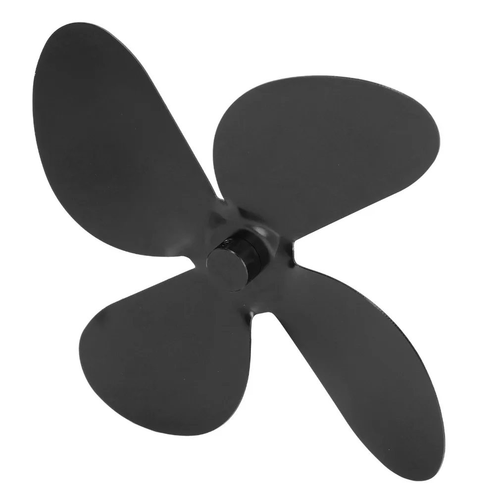 

Aluminum Alloy Stove Fan Blades 4 Blades Heavy Duty Heat Powered Fan High Performance High Temperature Resistant