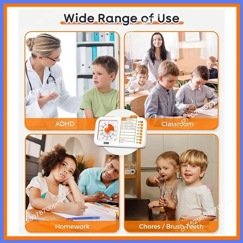 

BAAE 3-In-1 Visual ADHD Timer For Kids & Adults With Planning Board, Task Timer, Chore Chart & Visual Schedule Planne