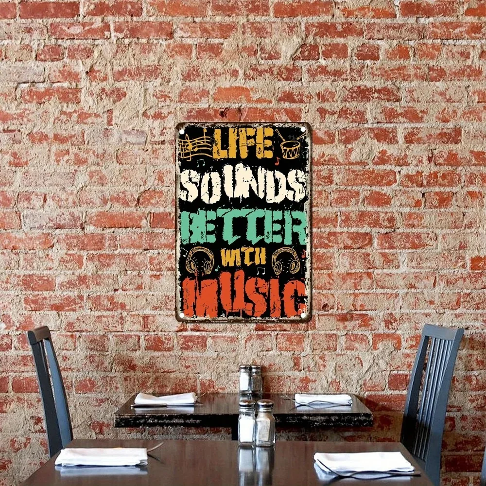 

IRONMUSICDECZ "Antique Music Sign" | "Melodic Heritage" Decor | Wrought Iron Wall Art