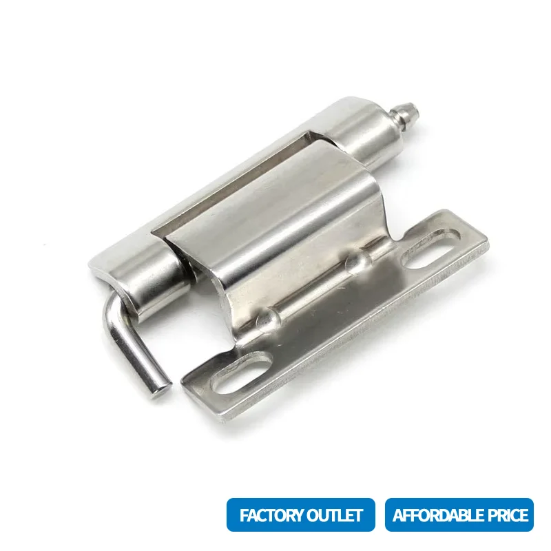 

Detachable Right Angle Iron Hinge Pin Type Curved Perforated 304 Stainless Steel Or Iron Concealed Rotating Plate