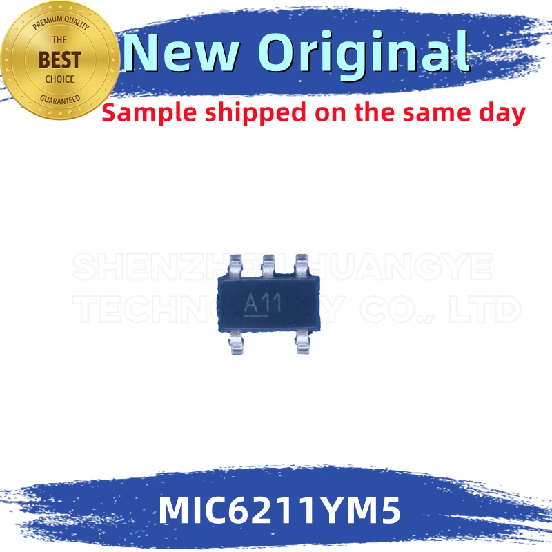 

5PCS/Lot MIC6211YM5 Marking：A11 Integrated Chip 100%New And Original BOM matching