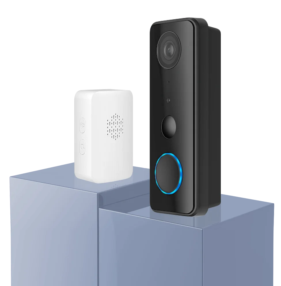 2MP 1080P VicoHome APP  WIFI IP Doorbell With Indoor Chime  Video Door Phone Intercom Visual Door Viewer Camera Peehole Viewer