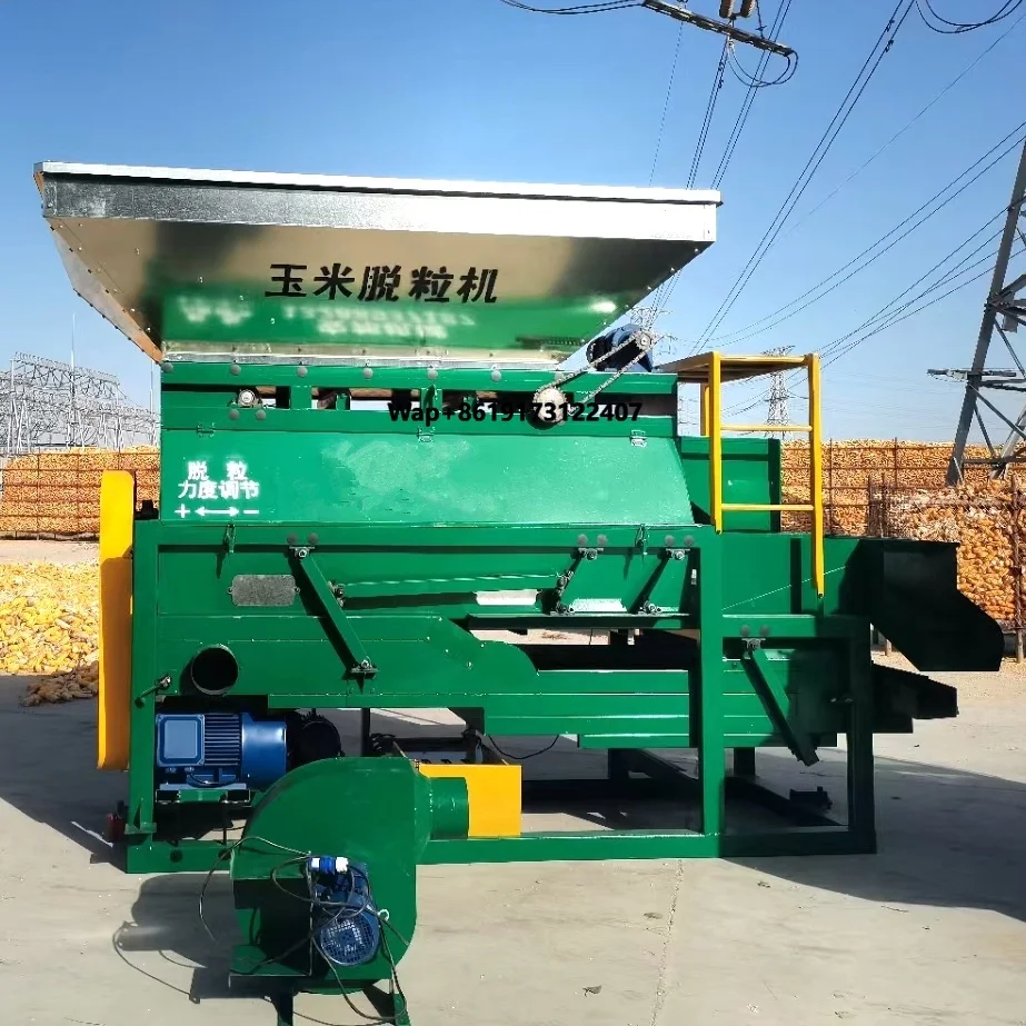 Husk Shelled Corn Thresher Agricultural Machinery & Supplies