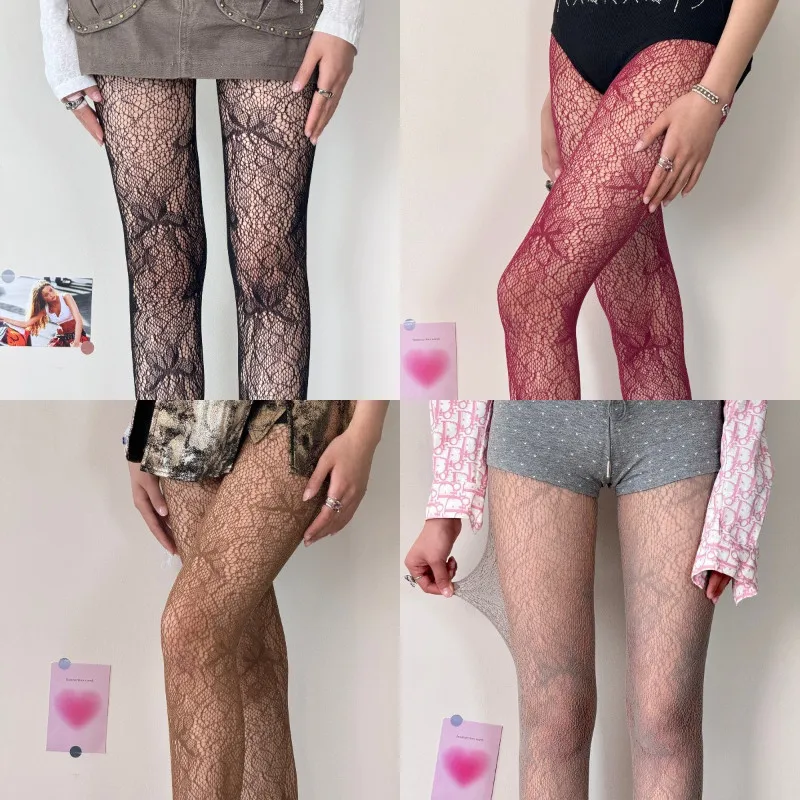 

Punk Gothic Lolita JK Print Tights Women's Sexy Summer Mesh Jacquard Pantyhose Subculture Y2K Hot Girls Lace Fishnet Stockings
