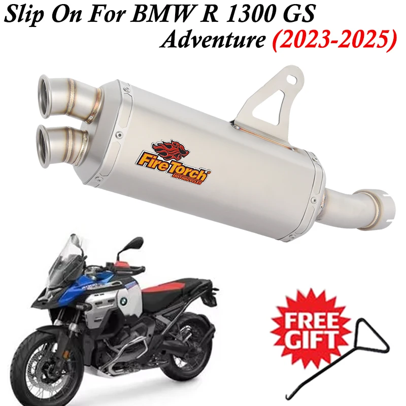

Slip On For BMW R 1300 GS Adventure R1300GS ADV 2023 - 2025 Motorcycle Exhaust Systems Mid Link Pipe Escape Muffler DB Killer
